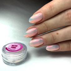 Втирання для нігтів біле Neon Pink, Nailapex