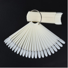 Віяло типс ОВАЛ на кільці, 50 шт