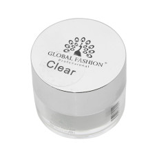 Акрилова пудра прозора (Clear) Global Fashion, 15 g