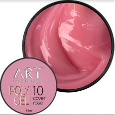 POLYGEL ART №10 Cover Rose, 15 мл