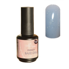 NailApex база з поталлю сірий та срібло #17, 15 мл NailApex база з поталлю сірий та срібло #17, 15 мл