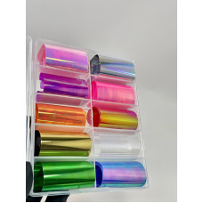 Фольга для нігтів набір 10 шт. Фольга для нігтів набір 10 шт.