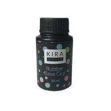 Kira Nails Rubber Base Coat - каучукове, базове покриття, без пензля, 30 мл