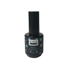 Kira Nails Wipe Top Coat - закріплювач для гель-лаку з липким шаром, 30 мл