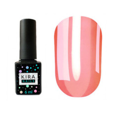 Гель-лак Kira Nails Vitrage №V16 (прозоро-рожевий, вітражний), 6 мл
