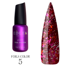 Гель-лак Edlen Professional Foils Color 05, 9 мл