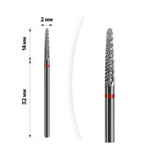 Насадка твердосплавна конус для верхньої корекції матеріалу. Насадка твердосплавна конус для верхньої корекції матеріалу.