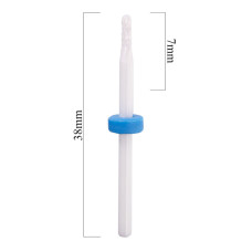 Керамічна фреза, синя, Barrel Ball M 3/32 Керамічна фреза, синя, Barrel Ball M 3/32