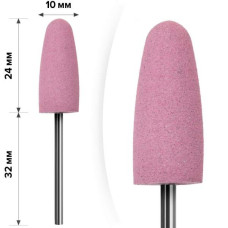 Силіконовий полірувальник груша рожева Силіконовий полірувальник груша рожева