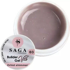 Гель для нарощування Saga Builder Gel Veil №3, 15 мл