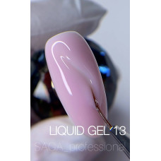 LIQUID GEL SAGA № 13 (бузково-рожевий), 15 ml