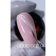 LIQUID GEL SAGA № 14 (світло-рожевий), 15 ml