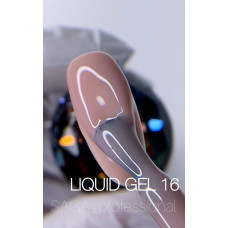 LIQUID GEL SAGA № 16 (рожеве какао), 15 ml