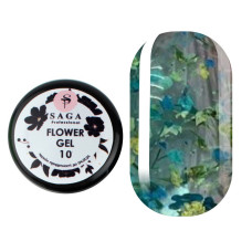 Гель Saga Flower Fairy Gel №10 із сухоцвітами, 5 мл Гель Saga Flower Fairy Gel №10 із сухоцвітами, 5 мл