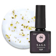 Топ із золотою фольгою SAGA Leaf Copper, 8 мл