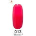 Термо гель-лак FOX №013 (цегляно-червоний, при нагріванні темно-жовтогарячий), 6 мл